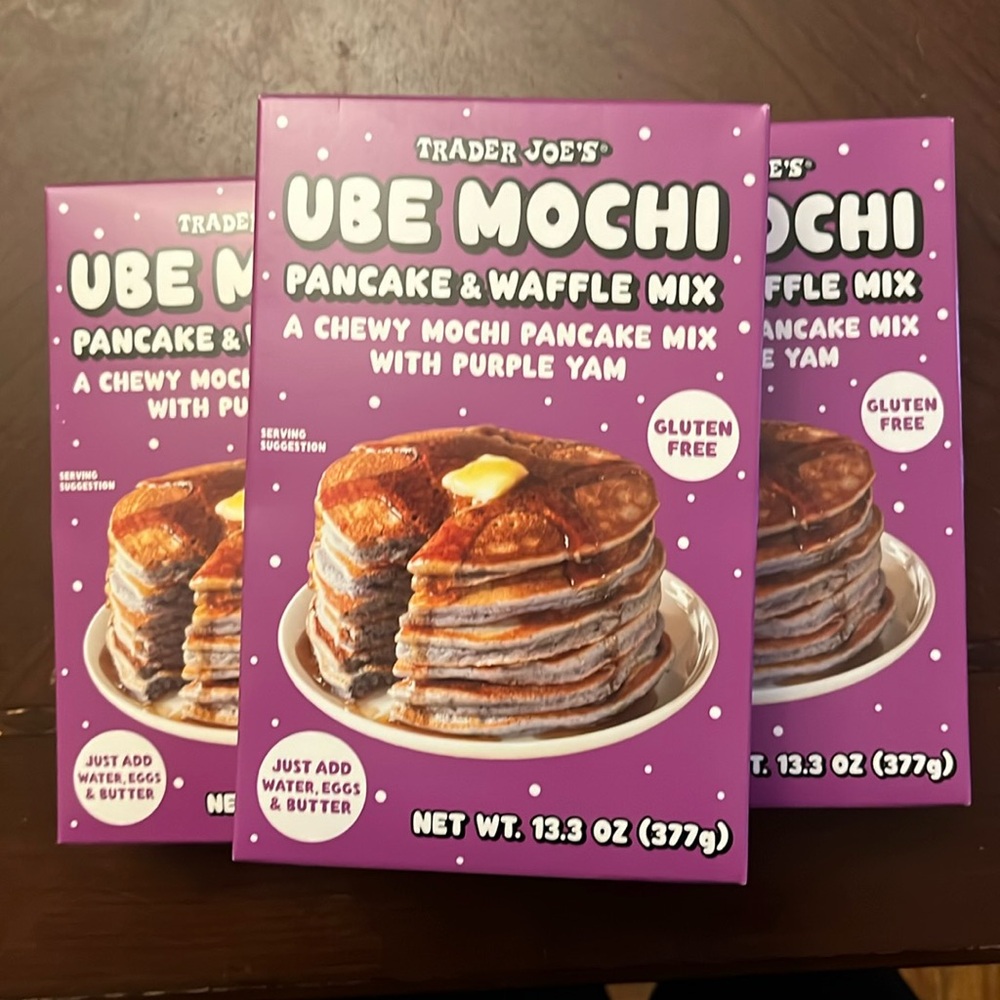 3 x Trader Joe’s Ube Mochi Pancake & Waffle Mix